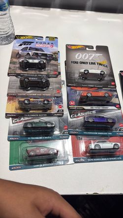 Hot Wheels Premium Die-Cast Cars Lot of 8