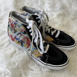 Vans Sk8-Hi x Disney Princess Shoes Snow White Cinderella Women Size 7