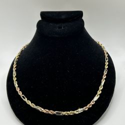 14kt Rope Necklace