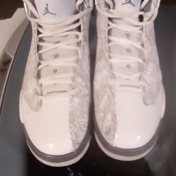 Nike Air Jordans Dub Zero White And Grey