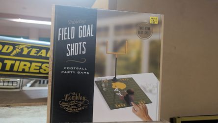 Vintage Wembley Field Goal Shots Football Party Game Tabletop Collectible Set