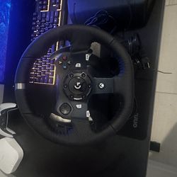 Logitech G920 Steering wheel and Shifter