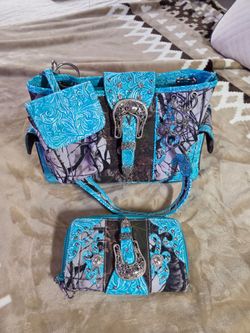 Concel Carry Handbag with Wallet