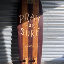 Wooden Surfboard