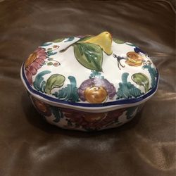 Hand Painted Ceramic Bowl Made In Greece