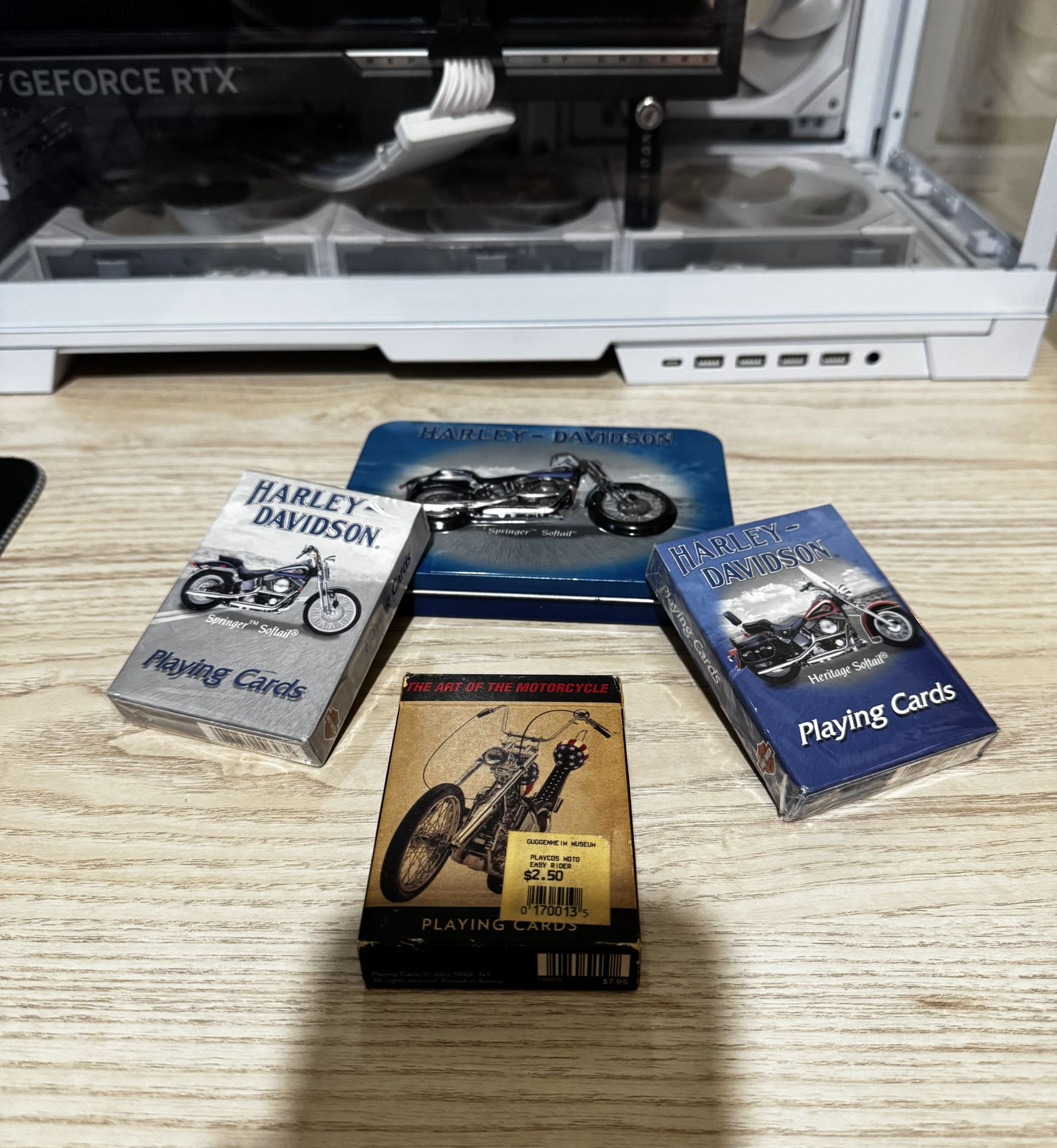 Harley Davidson Playing Cards