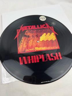Metallica Whiplash Picture Disc Vinyl LP Megaforce Records MRS-04 #101