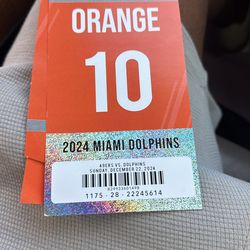 Miami dolphins parking pass