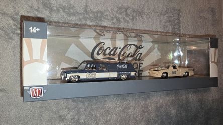 New M2 Coca-Cola Diecast 1973 Cheyenne Super 30 & 1995 S10 Truck