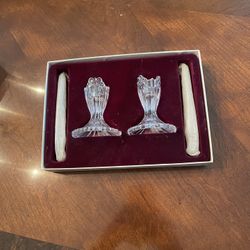 Vintage Onieda Crystal Candle Holders