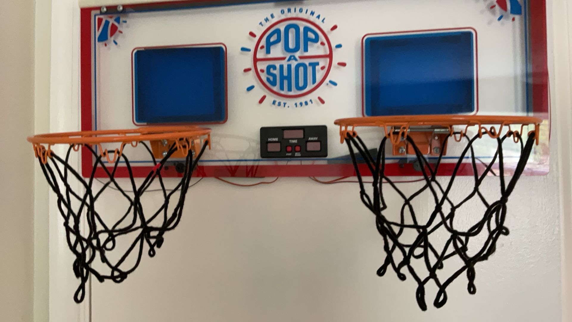 Pop A Shot 2 Rim Mini Basketball Hoop