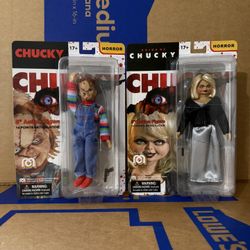 MEGO Bride of Chucky & Tifanny 2 Figure Set  