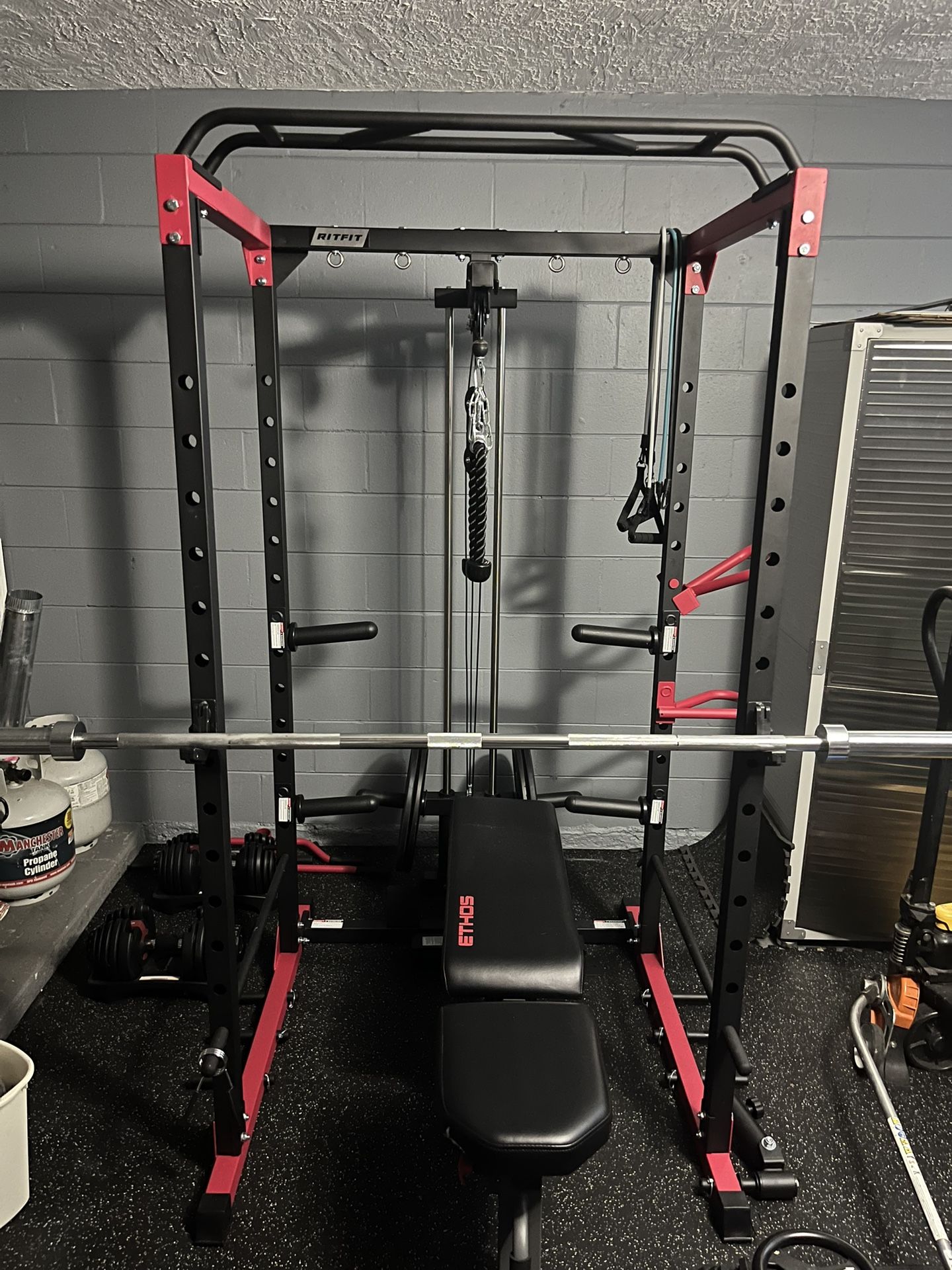 Squat Rack And Bench