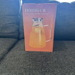 Glass pitcher 125oz. - new in box