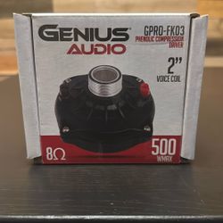 Genius Audio Phenolic Compression Driver