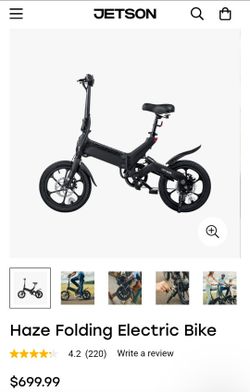 Jetson Foldable E Bike
