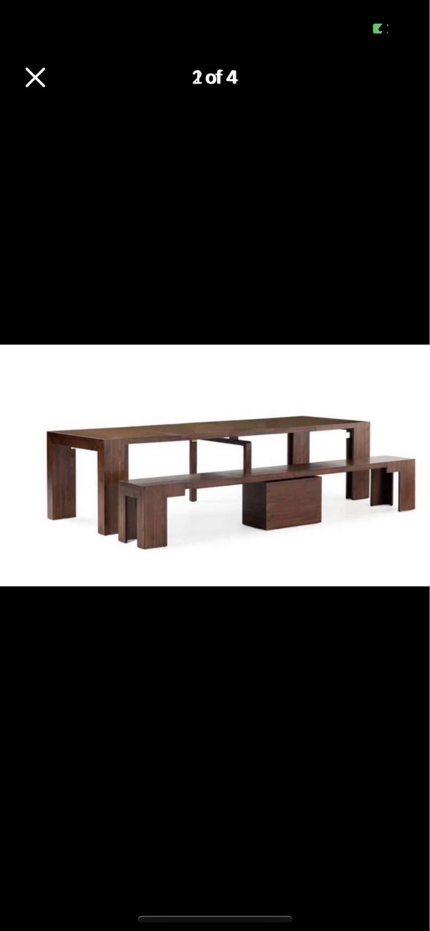 Extendable Expandable Dining Table Console 