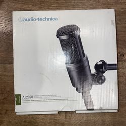 Audio Technica AT2020 Microphone — BRAND NEW