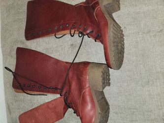 JD Crew lace up boots