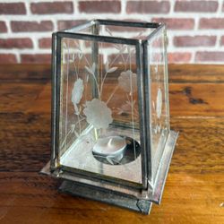 Vintage glass lantern fairy lamp