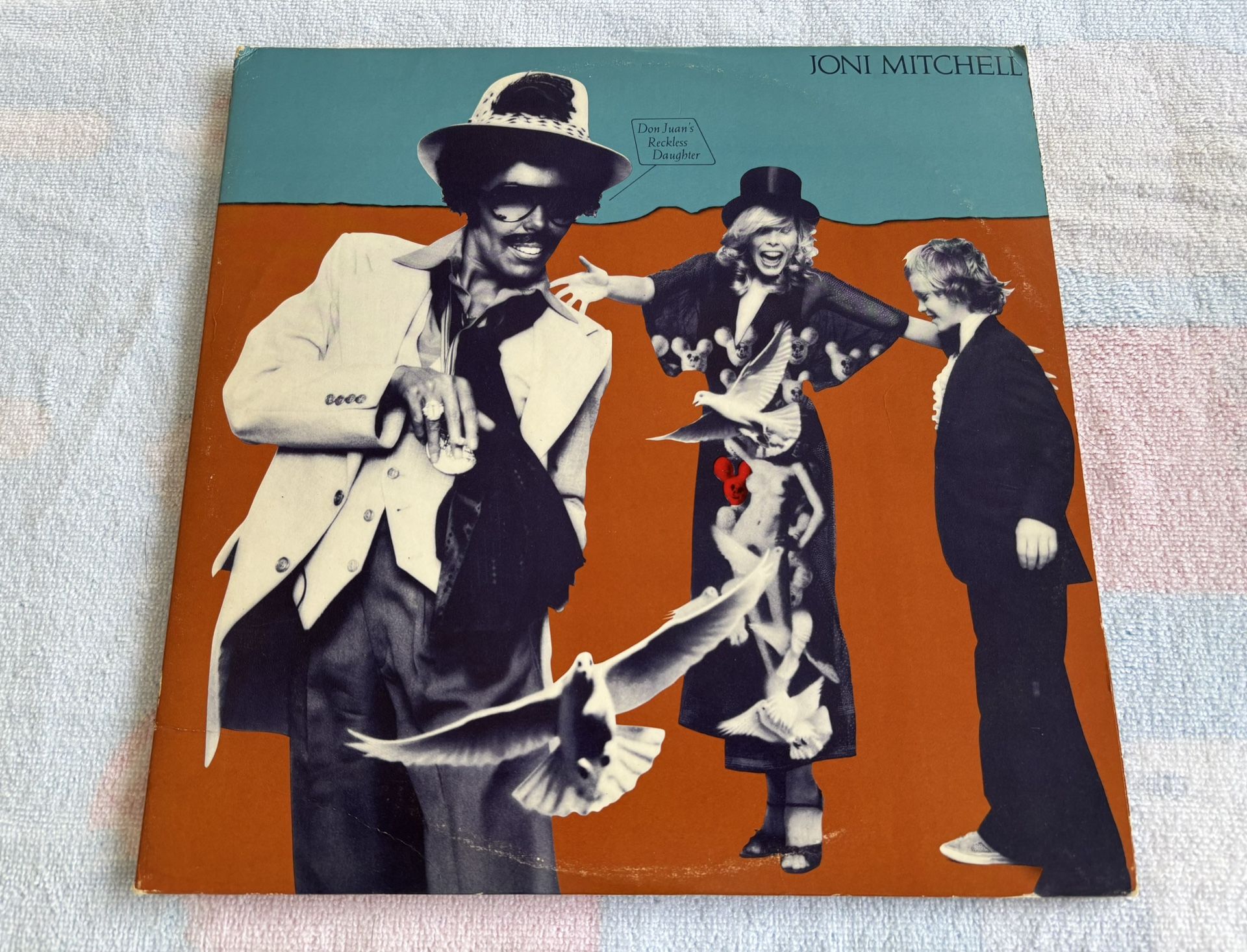 JONI MITCHELL Don Juan's Reckless Daughter VINYL 2XLP VG plus ultrasonic cleaned