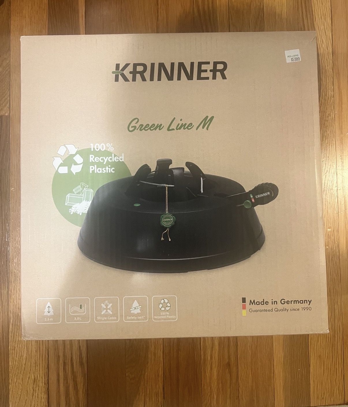 Krinner Christmas Tree Stand Only Used Once!