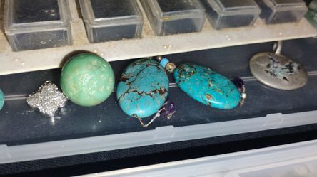 REAL TURQUOISE , also A Variety OfGemstones Available, And Rocks!
