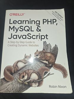 Learning PHP MYSQL & JAVASCRIPT