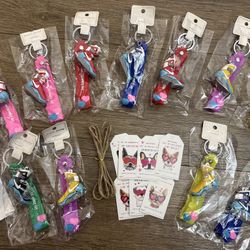 Valentine’s Day 12 Pk Shoe Keychain Set