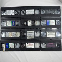 Vintage Movie VHS Tape Bundle 12-Pack BUNDLE 10