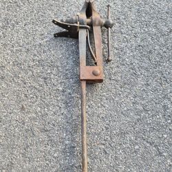 Post Vise Leg Vice Tool Tools Antique Classic Vintage Blacksmith
