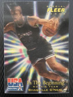 Shaquille Oneal basketball  cards special flare issue