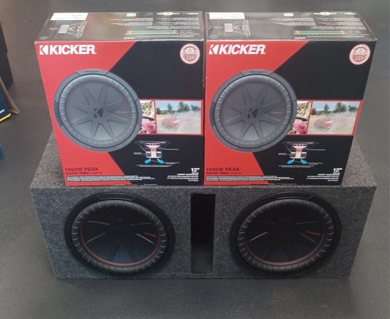 NEW kicker 12" Subwoofer System