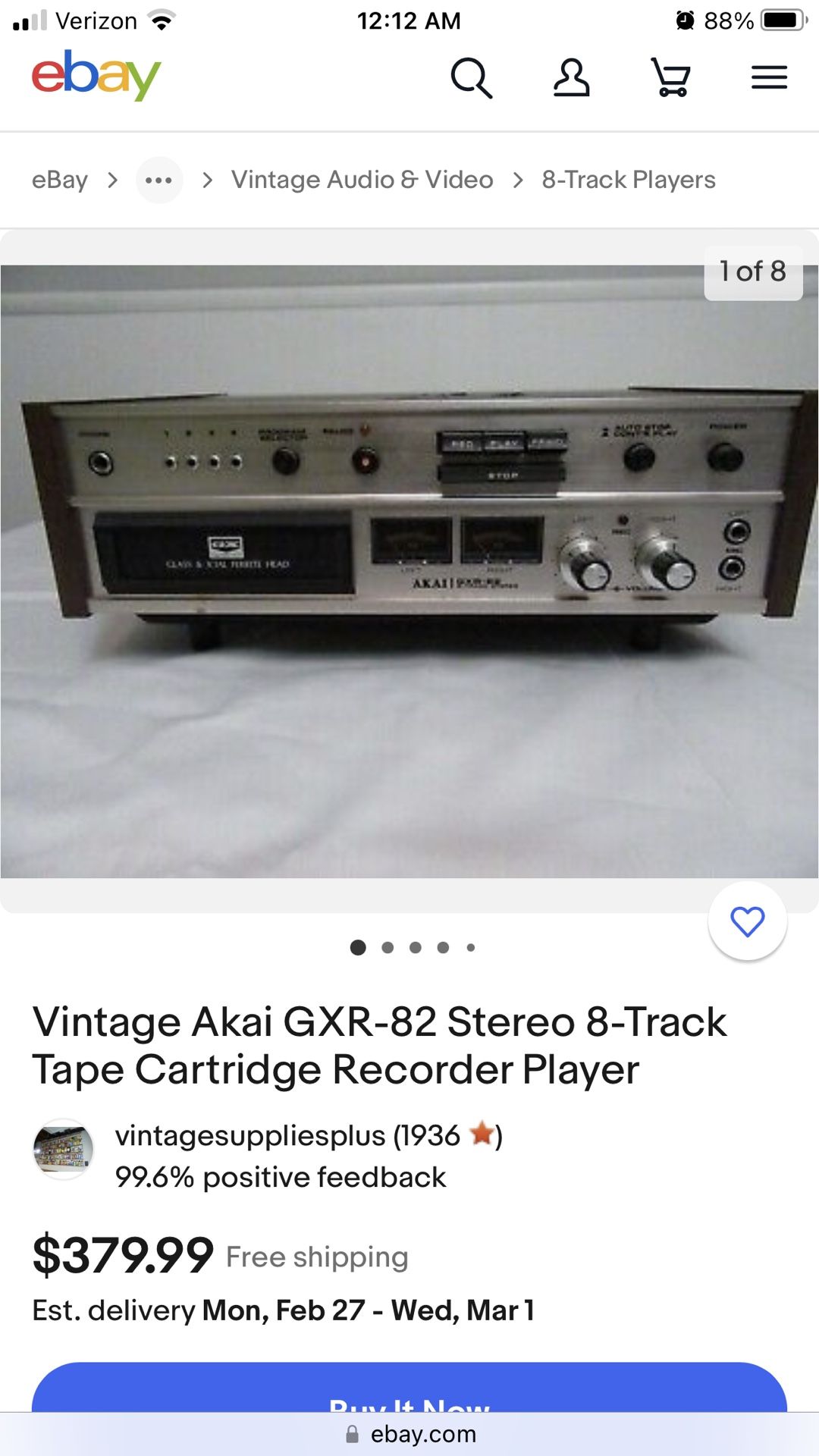 AKAI GXR-82D, 8 Track Stereo/Rec. for Sale in Deale, MD AKAI GXR-82D, 8 Track Stereo/Rec. for Sale in Deale, MD
