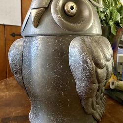 Owl Ice Bucket- Vintage