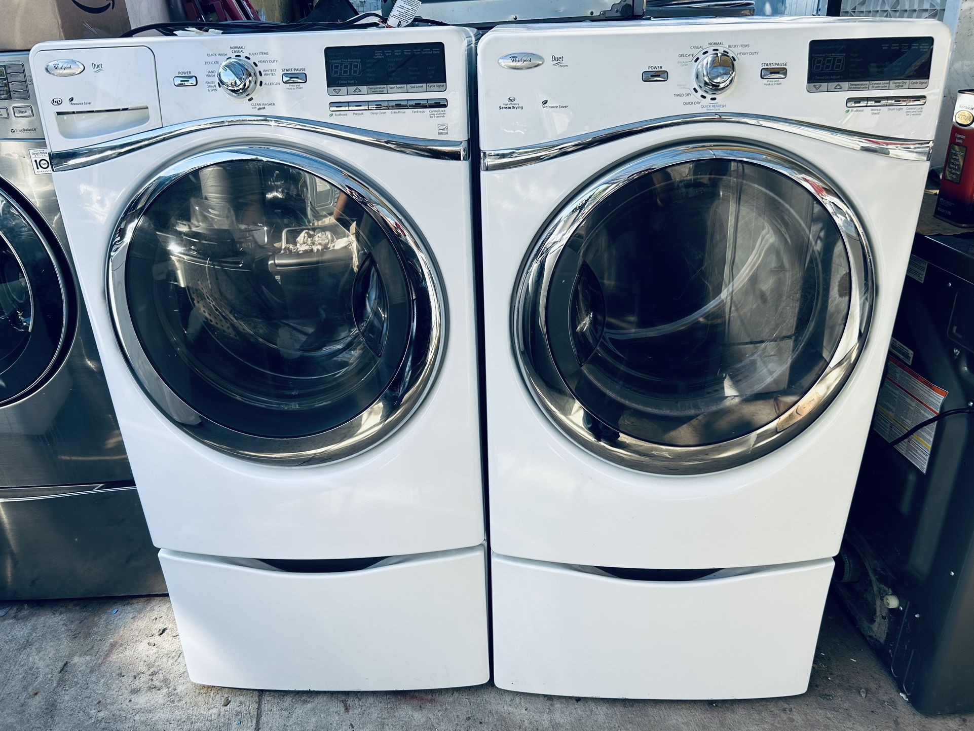 WHIRLPOOL. WASHER AND GAS DRYER