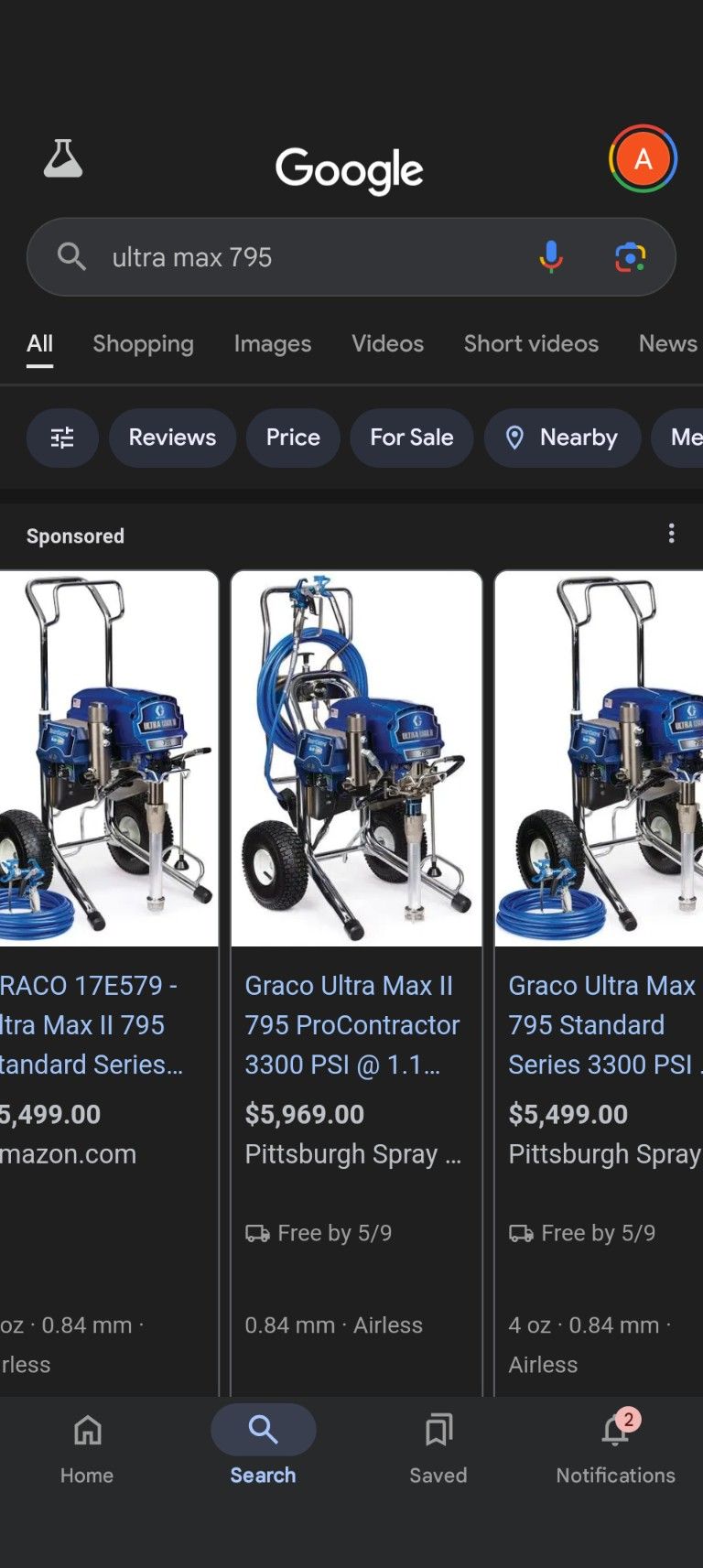 Graco Ultra Max 2 795