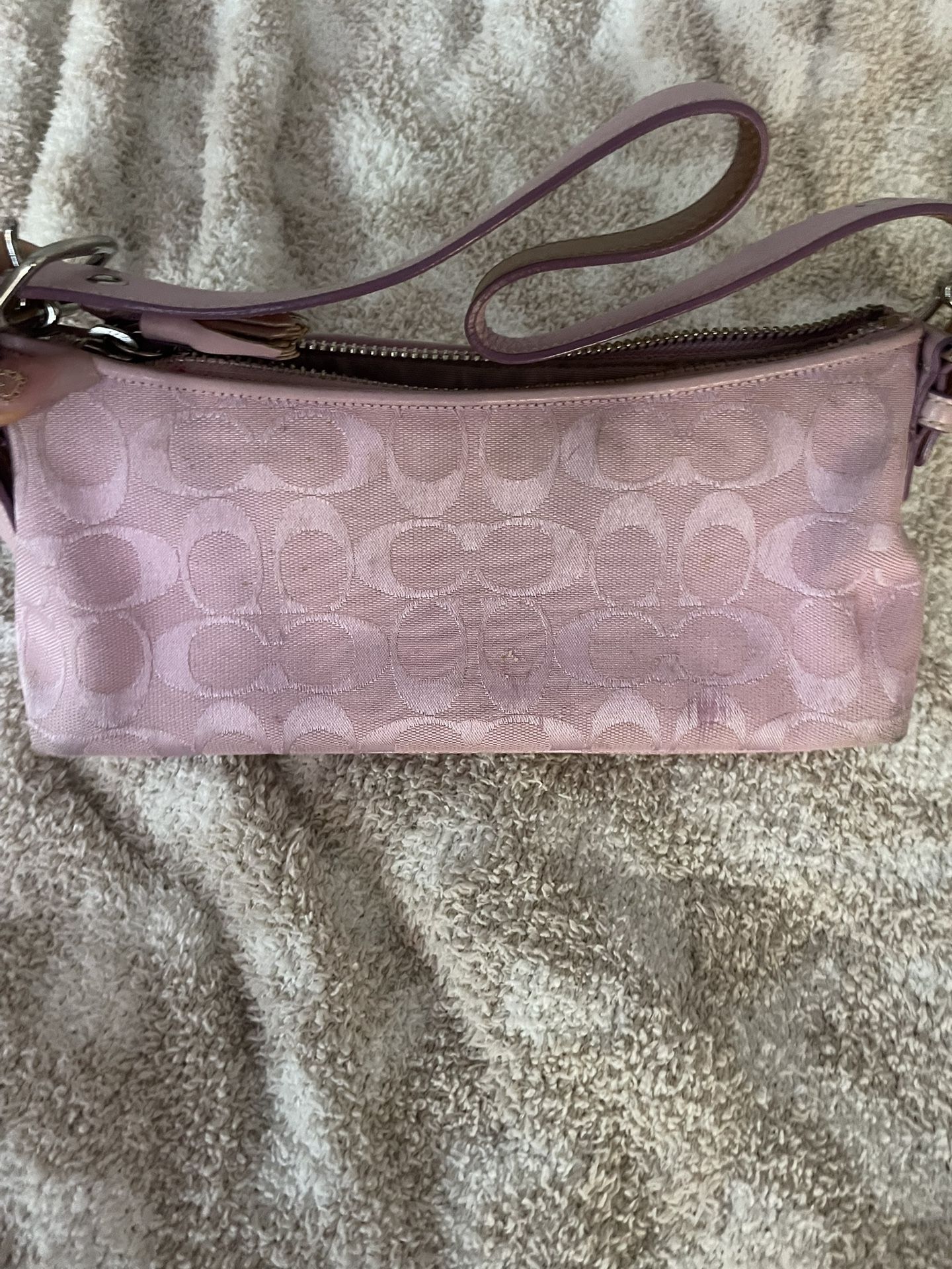 Pink vintage coach bag