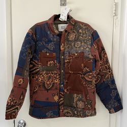 NEW BDG/Urban Outfitters Pattern Quilted Puffer Jacket, Men’s size Small