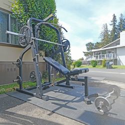 Home Gym with Cable System & Adjustable Dumbbell - $1,000