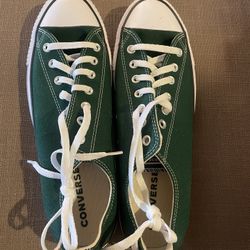 Green converse mens size 12