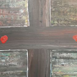 Acrylic painting by Frederick Agnew.