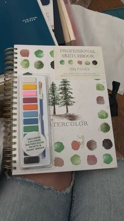brand new water color sketchbook