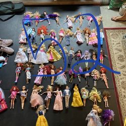 52 Barbie Dolls. Take All For 75.00 Or 2 Dollars A Piece. 