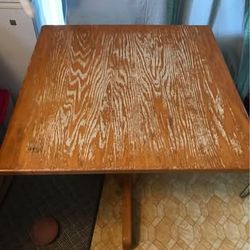 Wood table small , ( read description )