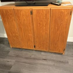 Oak  Craft / Art Storage Supplies