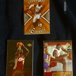 Lebron James Rookies & A Rare Insert 
