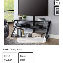Black television Stand