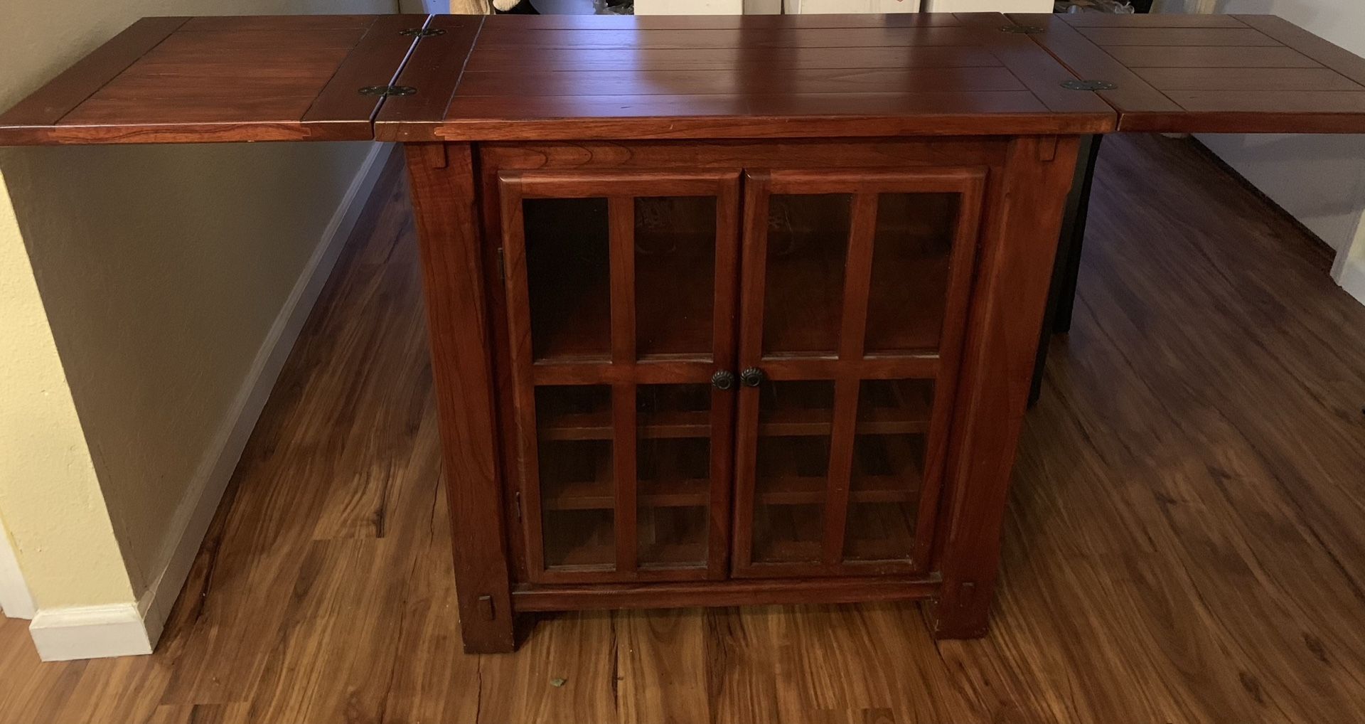 Cherry wine cabinet