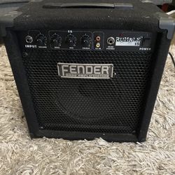 Fender Rumble 15 Bass Guitar Amplifier (Amp); 120V, 38W; Model PR 497; Tested & Working